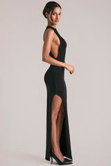 Sleeveless Maxi Dress  in Black